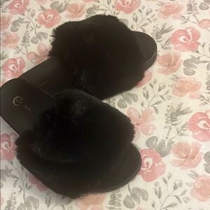 Cato Black Slippers Comfortable and Stylish